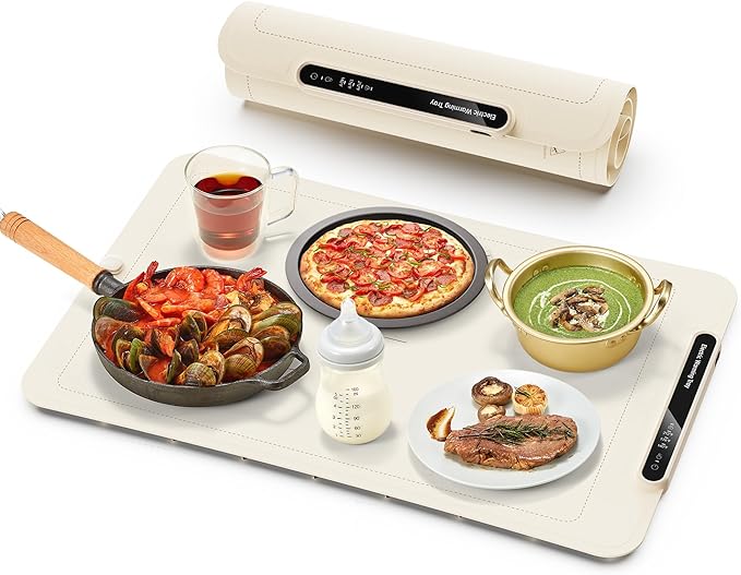 Electric Food Warming Tray Foldable Mat