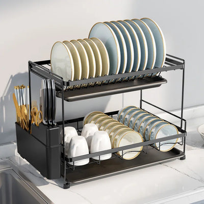 Metal 2 Tier Dish Rack