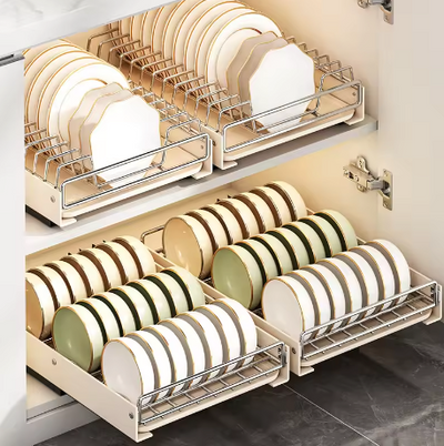 Pull Out Dish Racks