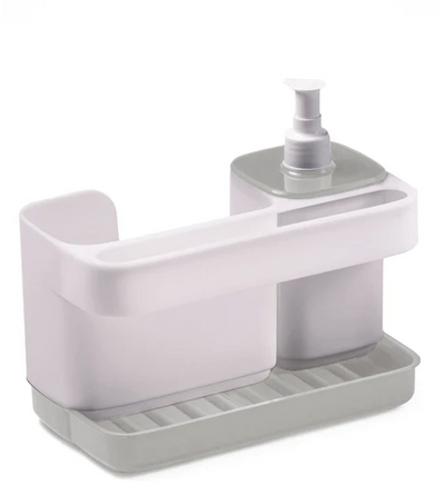 Space-saving sink organiser Grey and white